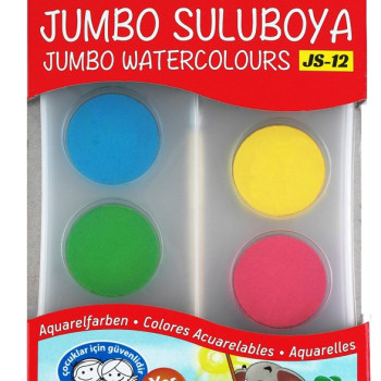 FATİH JS-12 JUMBO 12 RENK SULUBOYA *60 FATİH JS-12 JUMBO 12 RENK SULUBOYA *60