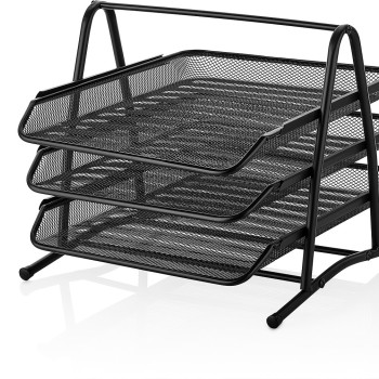 MİMAKS MRF-3 METAL EVRAK RAFI 3'LÜ SİYAH *12