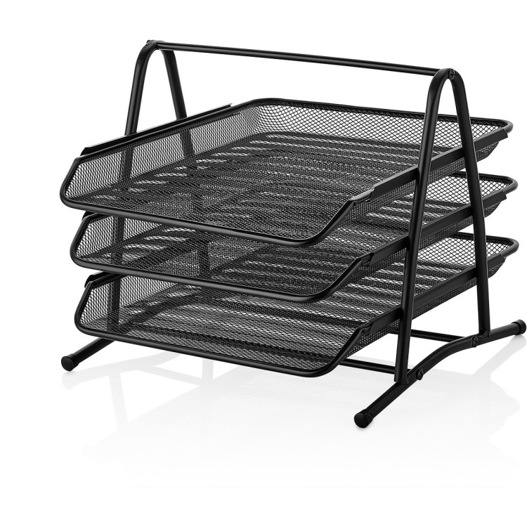 MİMAKS MRF-3 METAL EVRAK RAFI 3'LÜ SİYAH *12