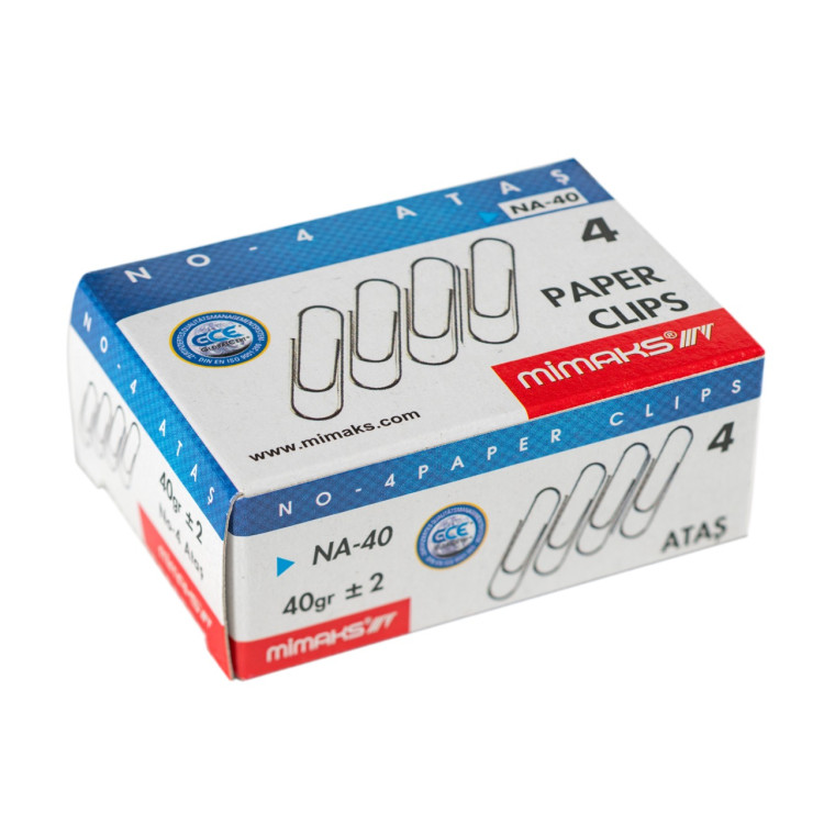 MİMAKS NA-40 NO:4 METAL ATAŞ 30LU *8