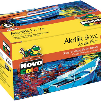 NOVA COLOR NC-180 AKRİLİK 6'LI TAKIM *36 NOVA COLOR NC-180 AKRİLİK 6'LI TAKIM *36