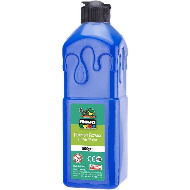 NOVA COLOR NC-372 MAVİ PARMAK BOYASİ 500 GR*24