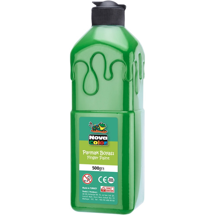 NOVA COLOR NC-373 YEŞİL PARMAK BOYASİ 500 GR*24