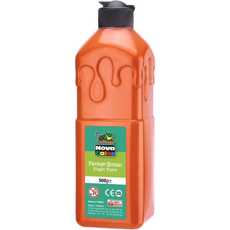 NOVA COLOR NC-377 TURUNCU PARMAK BOYASİ 500 GR *24