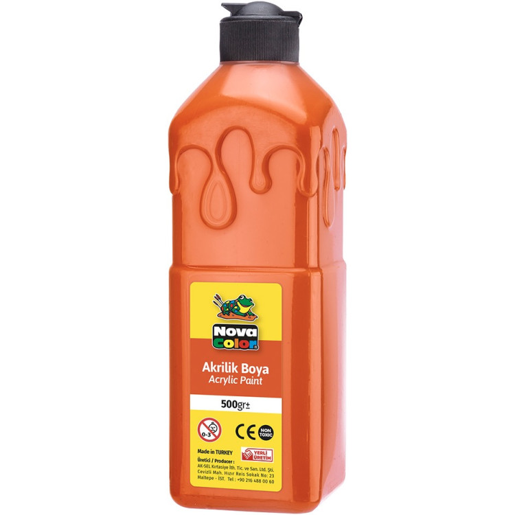 NOVA COLOR NC-388 AKRİLİK BOYA 500 GR TURUNCU *24