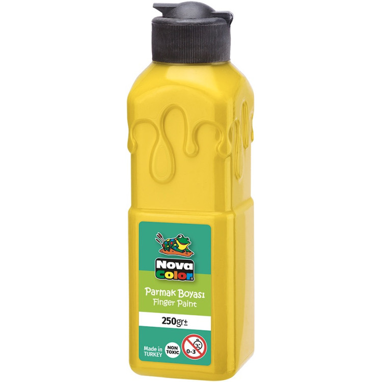 NOVA COLOR NC-441 SARİ PARMAK BOYASİ 250 GR