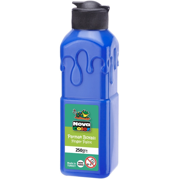 NOVA COLOR NC-443 MAVİ PARMAK BOYASI 250 GR
