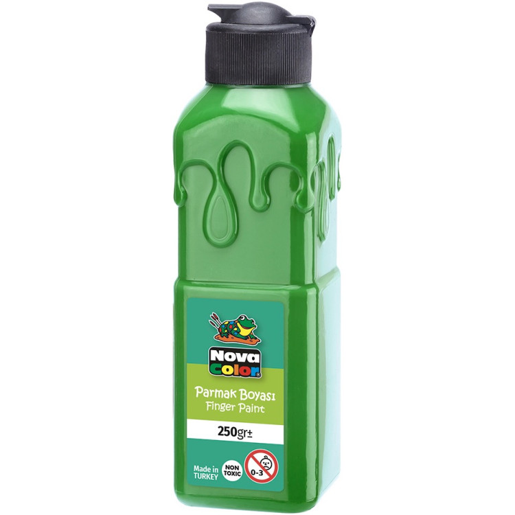 NOVA COLOR NC-444 YEŞİL PARMAK BOYASİ 250 GR