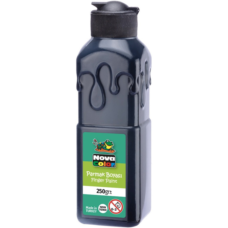 NOVA COLOR NC-445 SİYAH PARMAK BOYASI 250GR