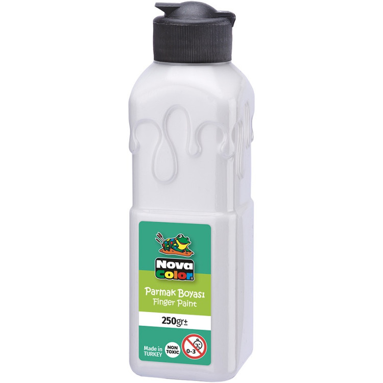 NOVA COLOR NC-446 BEYAZ PARMAK BOYASİ 250 GR
