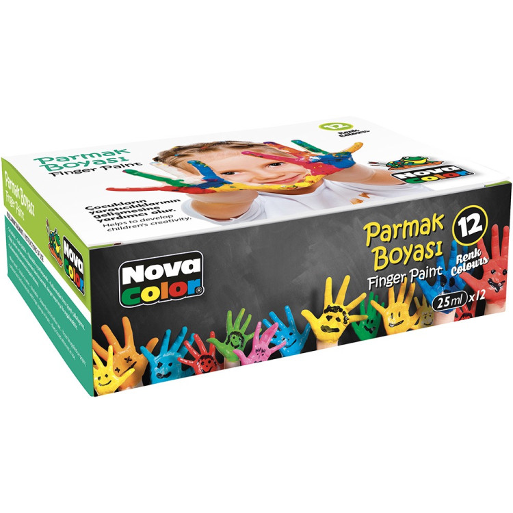 NOVA COLOR NC-460 PARMAK BOYASI 12 RENK*24