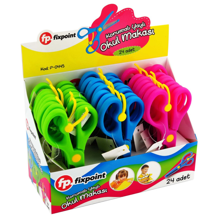 FİXPOİNT P-0445 MAKAS KORUMALI YAYLI 24LÜ *40