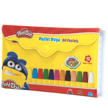 PLAY-DOH 12 RENK PASTEL BOYA ÇANTALI PA005 *72