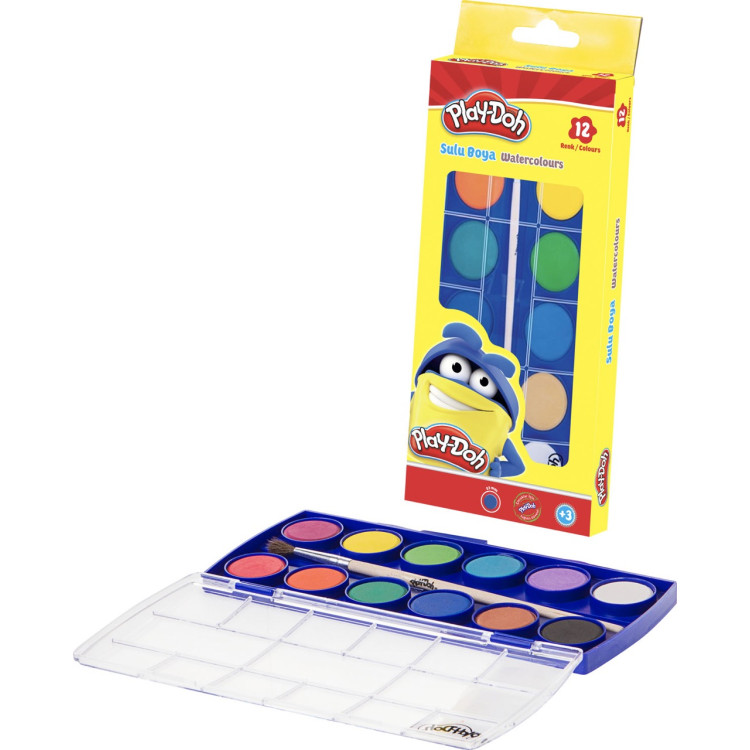 PLAY-DOH SU002 SULUBOYA 12 RENK KÜÇÜK *96