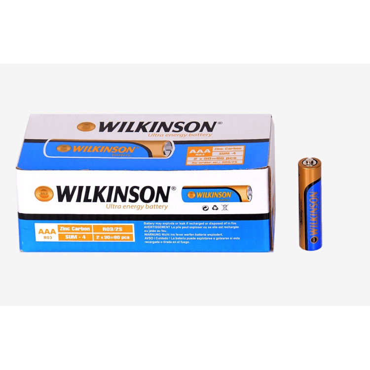 WILKINSON R03 GOLD İNCE PİL 60LI