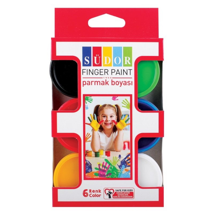 SÜDOR SD822 6'LI PARMAK BOYASI *72