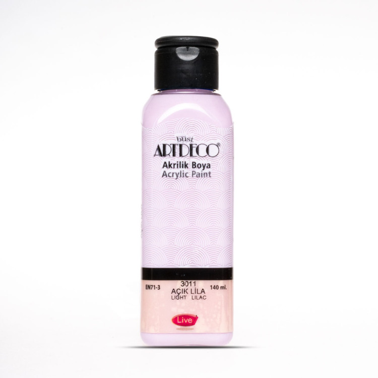 ARTDECO 3011 AKRİLİK BOYA 140ML AÇIK LİLA *144