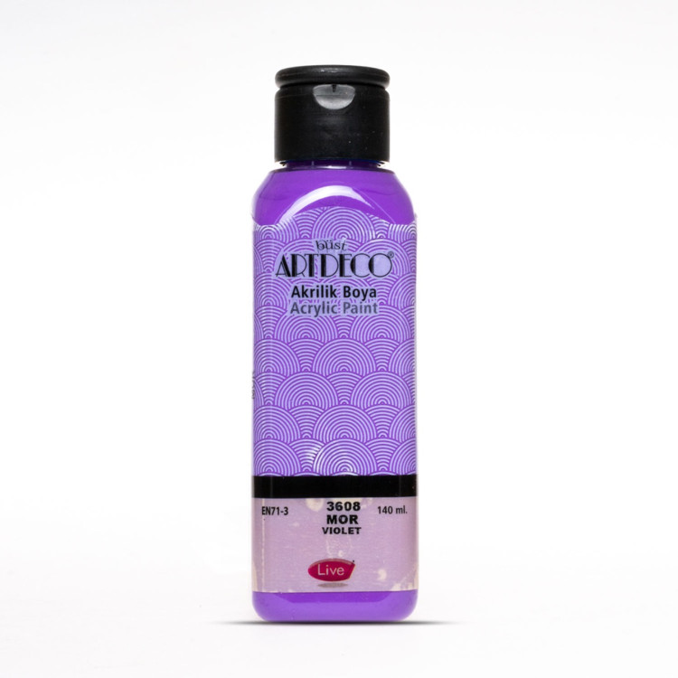 ARTDECO 3608 AKRİLİK BOYA 140ML MOR *144