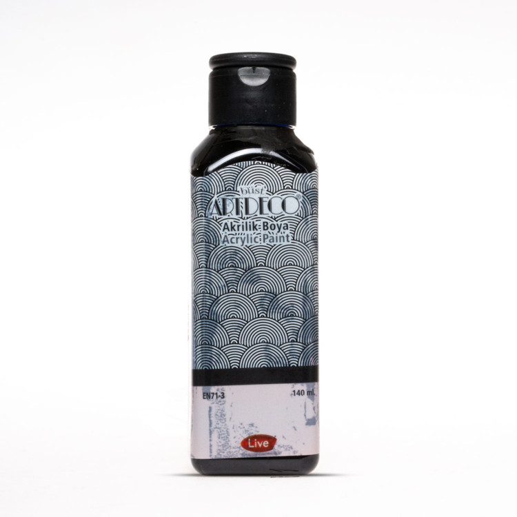 ARTDECO 3618 AKRİLİK BOYA 140ML SİYAH *144