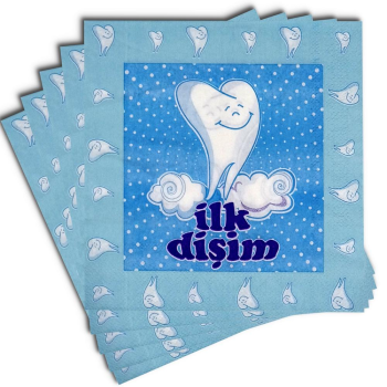 20 Lİ İLK DİŞ MAVİ PEÇETE 20 Lİ İLK DİŞ MAVİ PEÇETE