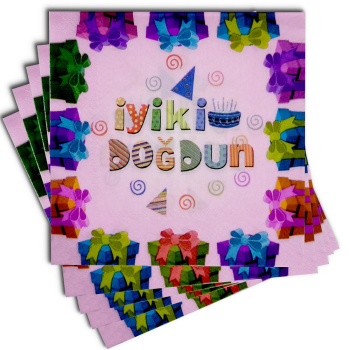 20 Lİ İYİKİ DOĞDUN PEMBE PEÇETE 20 Lİ İYİKİ DOĞDUN PEMBE PEÇETE