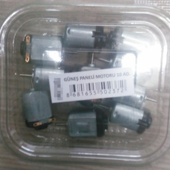 GÜNEŞ PANELİ MOTORU 10LU MİNİ DC GÜNEŞ PANELİ MOTORU 10LU MİNİ DC