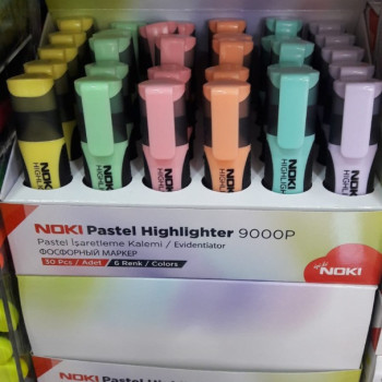NOKİ 9000P FOSFORLU PASTEL İŞARET KALEMİ (BOX30)  #2 *K NOKİ 9000P FOSFORLU PASTEL İŞARET KALEMİ (BOX30)  #2 *K