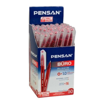 PENSAN 2270 BÜRO TÜKENMEZ KLM 1MM 50Lİ KIRMIZI PENSAN 2270 BÜRO TÜKENMEZ KLM 1MM 50Lİ KIRMIZI