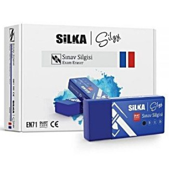 Silka ART.9 Mavi Sınav Silgisi (BOX24)  Silka ART.9 Mavi Sınav Silgisi (BOX24)