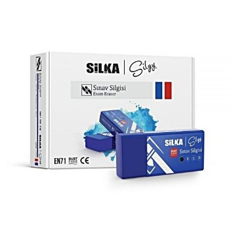 Silka ART.9 Mavi Sınav Silgisi (BOX24) *k