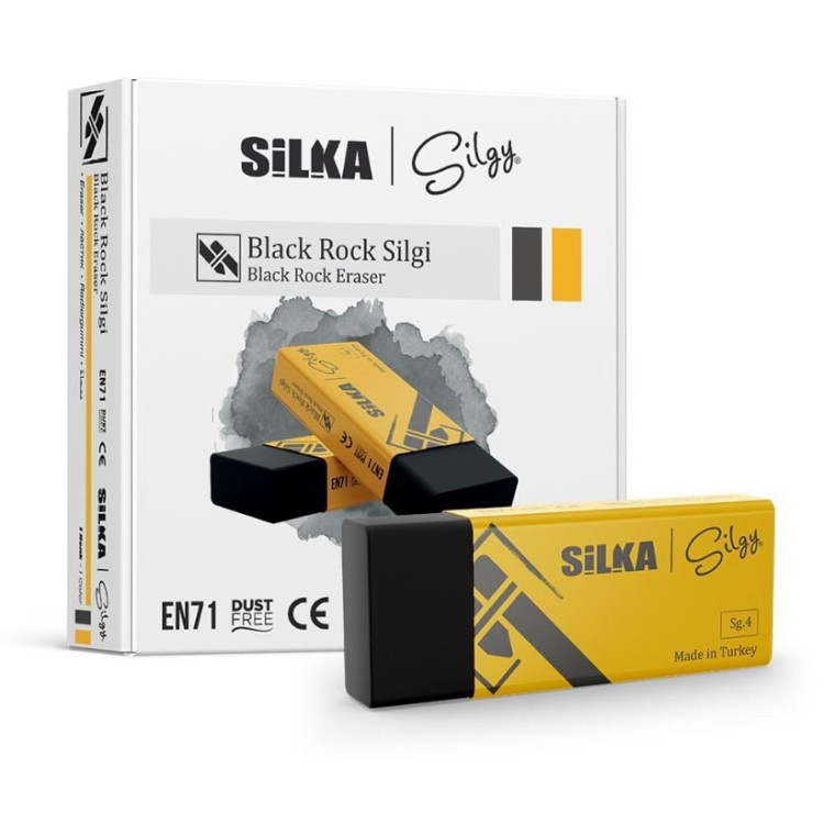 SİLKA SG-4 SİYAH SİLGİ (BOX20) *K