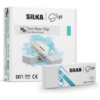 SİLKA SG.1 BEYAZ SİLGİ TEXT MATE (BOX20)  SİLKA SG.1 BEYAZ SİLGİ TEXT MATE (BOX20)