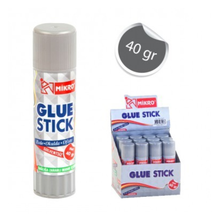 MİKRO Stick Yapıştırıcı 40gr (BOX12) GS40