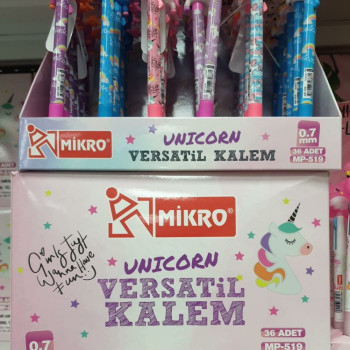 MİKRO MP-519 VERSATİL KALEM 0.7 UNİCORN (BOX36) MİKRO MP-519 VERSATİL KALEM 0.7 UNİCORN (BOX36)