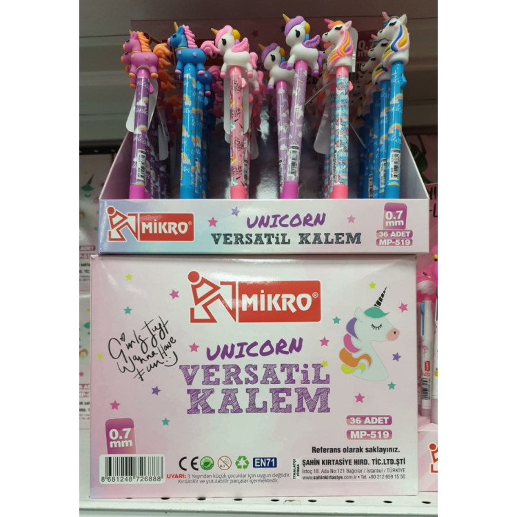MİKRO MP-519 VERSATİL KALEM 0.7 UNİCORN (BOX36)