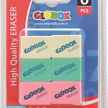 GLOBOX 2054 RENKLİ YUMUŞAK SİLGİ (BOX6) GLOBOX 2054 RENKLİ YUMUŞAK SİLGİ (BOX6)