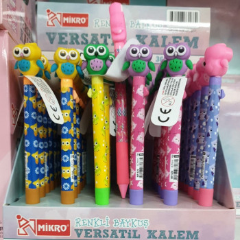 MİKRO  MP-529 VERSATİL KALEM 0.7 RENKLİ BAYKUŞ (BOX36) MİKRO  MP-529 VERSATİL KALEM 0.7 RENKLİ BAYKUŞ (BOX36)
