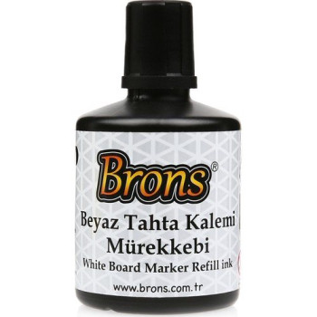 BRONS BR-353 TAHTAKALEMİ MÜREKKEBİ SİYAH 100CC (BOX6) BRONS BR-353 TAHTAKALEMİ MÜREKKEBİ SİYAH 100CC (BOX6)