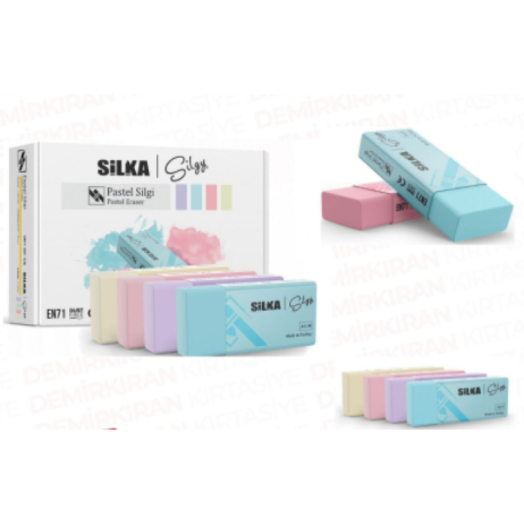 SİLKA SİLGİ ART-45 PASTEL RENK (BOX30)