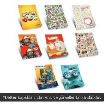 A5 LİSE DEFTERİ  KARELİ 40YP *DF A5 LİSE DEFTERİ  KARELİ 40YP *DF