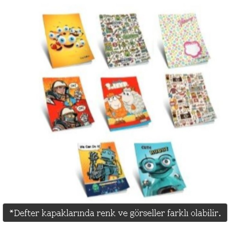 A5 LİSE DEFTERİ 40YP ÇİZGİLİ *DF