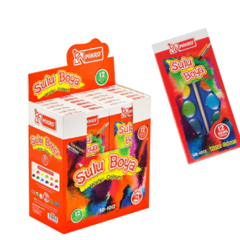 MİKRO SB-12 SULU BOYA 12RENK 32MM XL (BOX12) MİKRO SB-12 SULU BOYA 12RENK 32MM XL (BOX12)