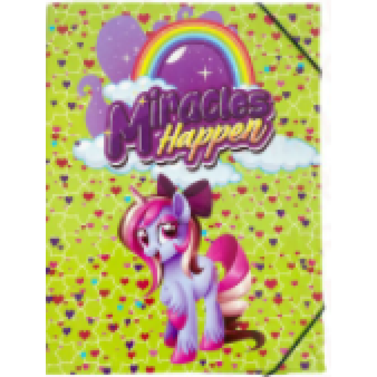 Kulpsuz Lastikli Kutu Klasör (Öğrenci Faaliyet Dosyası) KIZ MODEL