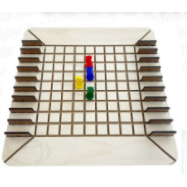 AHŞAP KORİDOR AKIL STRATEJİ OYUNU 25X25CM