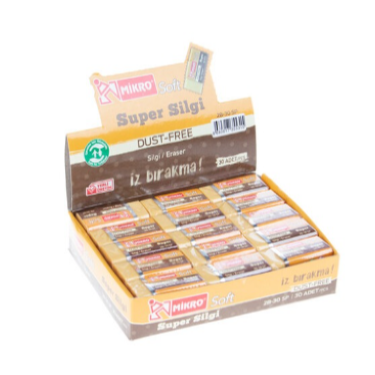 MİKRO 2B-30SP SOFT SUPER SİLGİ (BOX30)