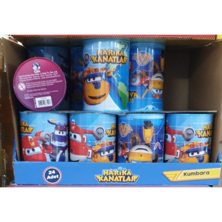 HARİKA KANATLAR METAL KUMBARA SW-6258