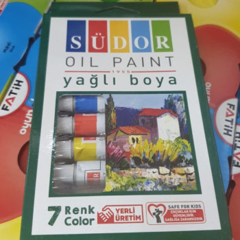 Südor SD721 Yağlı Boya Seti 7'li Tüp