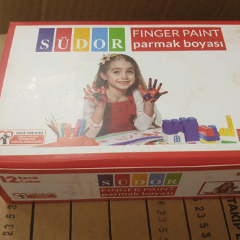 SÜDOR SD826 PARMAK BOYA 30ML 12RENK SÜDOR SD826 PARMAK BOYA 30ML 12RENK