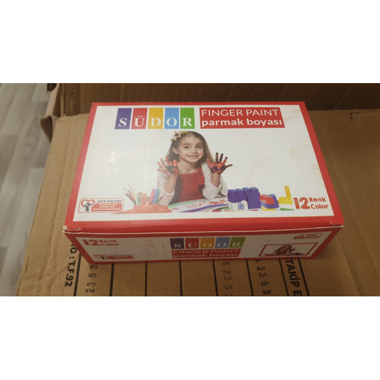 SÜDOR SD826 PARMAK BOYA 30ML 12RENK