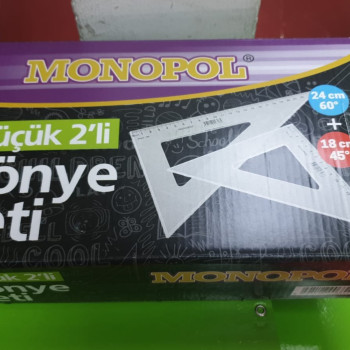 Monopol 1625 Gönye Seti Küçük 12Lİ #2 Monopol 1625 Gönye Seti Küçük 12Lİ #2